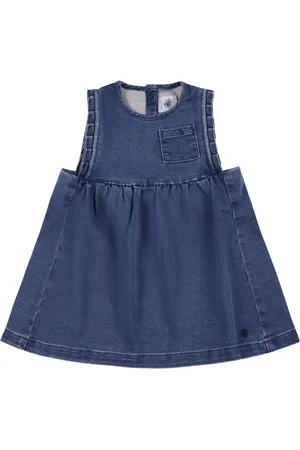 Petit Bateau Mouwloze spijkerjurk