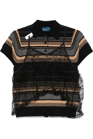 Kolor Gelaagd poloshirt