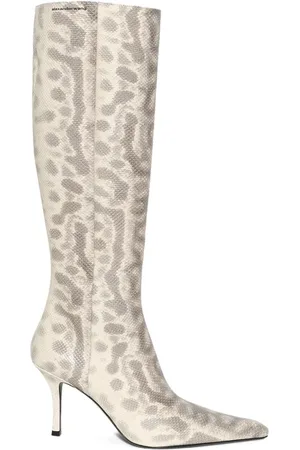 Alexander Wang Vivica kniehoge laarzen met luipaardprint