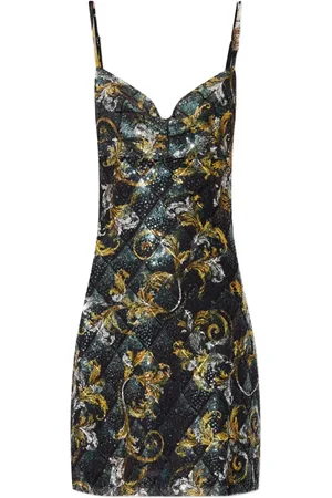 VERSACE Jurk verfraaid met pailletten
