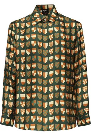 Fendi FF overhemd met Araldic