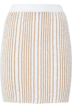 Missoni Geribbelde rok met pailletten