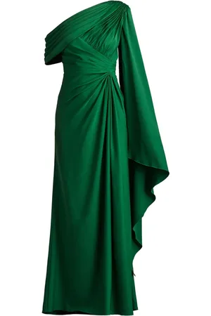 Tadashi Shoji Avondjurk met capemouwen