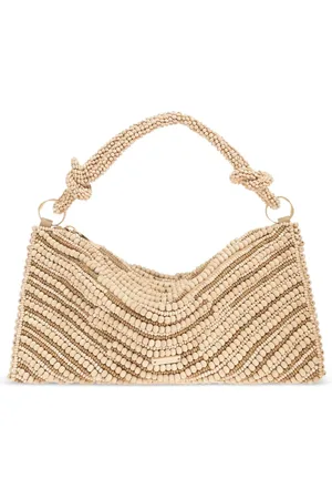Cult Gaia Shopper met houten kralen