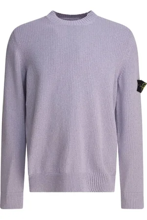Stone Island Geribbelde sweater met ronde hals
