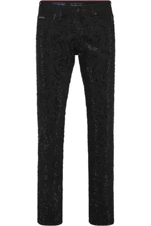 Philipp Plein Super Straight Cut Sprint Spirits jeans