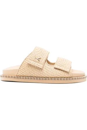 Patrizia Pepe Leren slippers