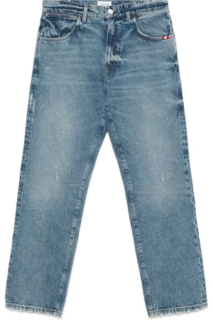 AMISH Jeans met gescheurd detail
