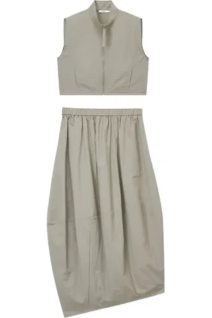 B+AB Mouwloze top en rok met rits