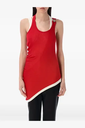 Jean Paul Gaultier Geribbelde tanktop