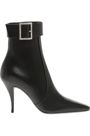 Saint Laurent Claude 90mm leren laarzen