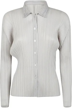 PLEATS PLEASE ISSEY MIYAKE Zijden blouse