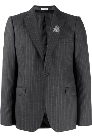 Alexander McQueen Blazer met krijtstreep
