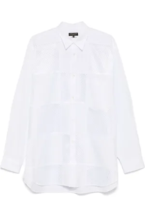 Comme des Garçons Geruit overhemd