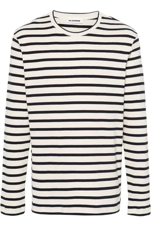 Jil Sander Gestreepte sweater met lange mouwen