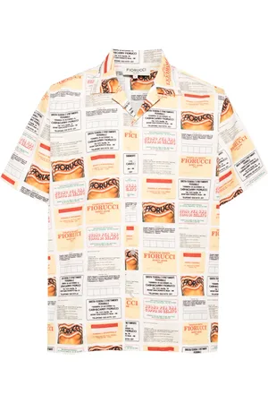 Fiorucci Overhemd van biologisch katoen met print