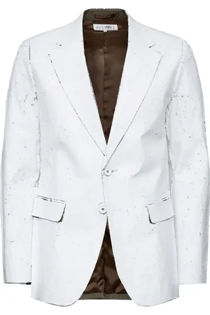 Maison Margiela Blazer met gecoate finish