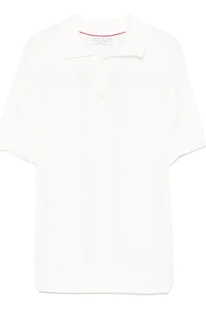 Brunello Cucinelli Gebreid poloshirt