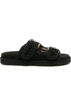 Mou Bio suède sandalen