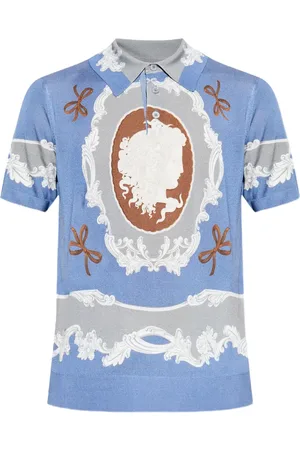 VERSACE Poloshirt met Medusa