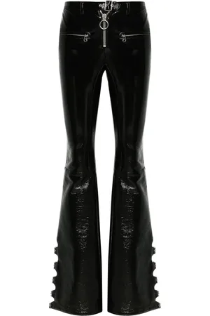 Courrèges Flared broek met gespen