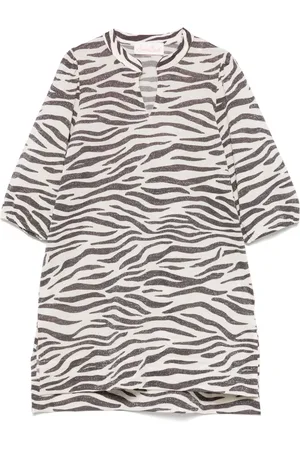 MC2 SAINT BARTH Jurk met zebraprint
