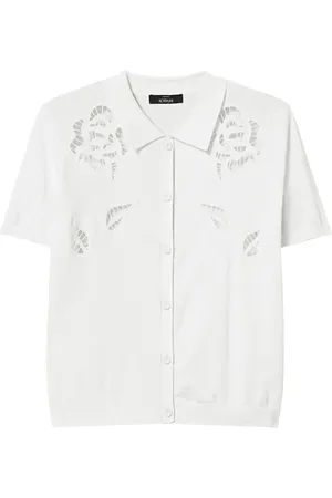 Twin-Set Blouse met broderie anglaise