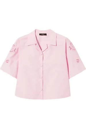 Twin-Set Blouse met geborduurde bloemen