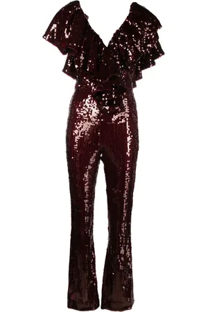 ROTATE Jumpsuit met ruches