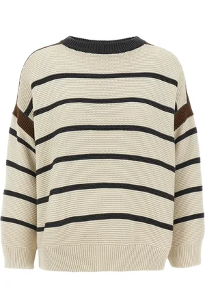 Brunello Cucinelli Trui met monilidetail