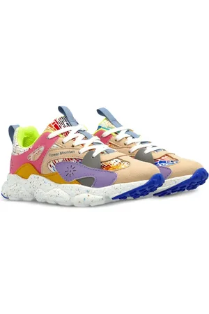 Flower Mountain Saburo sneakers met colourblocking