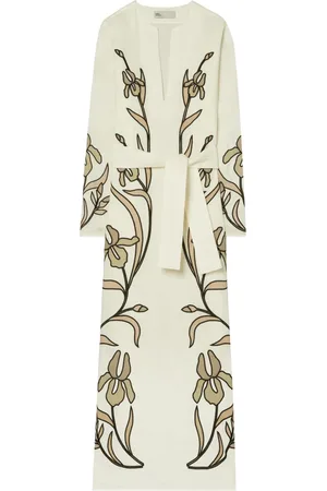 Tory Burch Linnen kaftanjurk