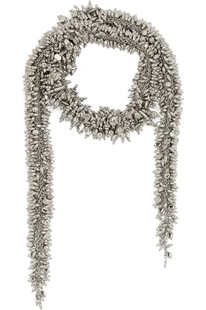 DRIES VAN NOTEN Halsketting met geborduurde sjaal