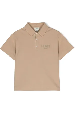 Fendi Katoenen poloshirt met geborduurd logo