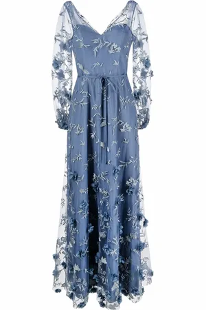 Marchesa Notte Tulen avondjurk