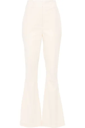 GENNY Flared broek met gekreukte afwerking