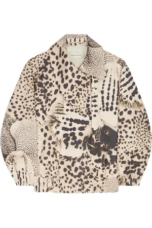 DRIES VAN NOTEN Jas met abstracte print
