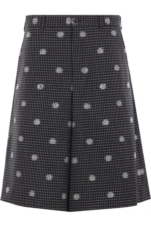 Comme des Garçons Geruite shorts