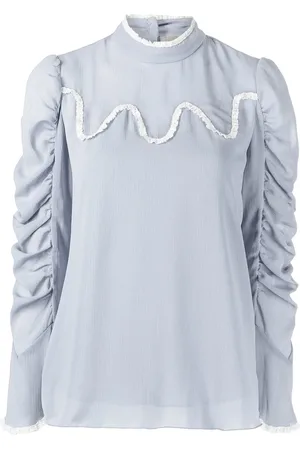 Anna Sui Top met ruche afwerking