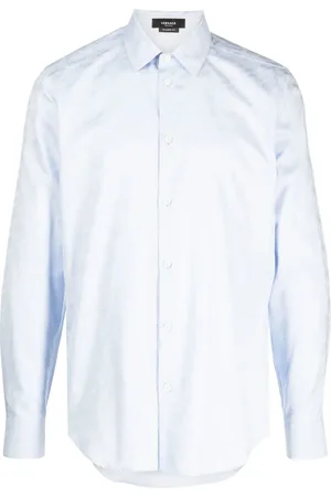VERSACE Overhemd met logo jacquard