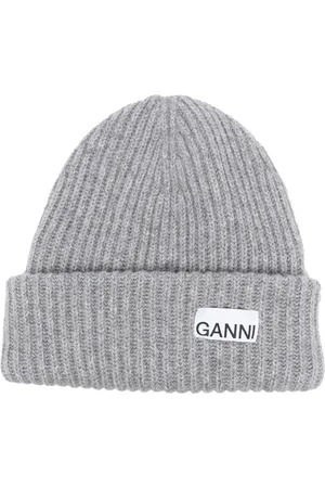 Ganni Ribgebreide muts