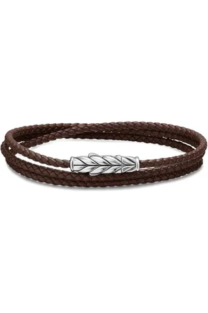 David Yurman Sterling zilveren Chevron Trilep armband