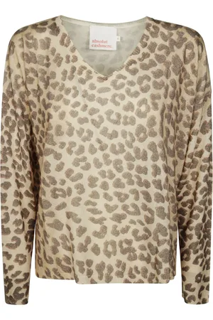 ABSOLUT CASHMERE Top met luipaardprint