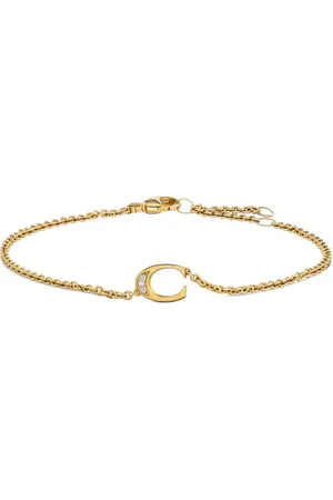 David Yurman 18kt geelgouden Petite Pavé armband met diamant