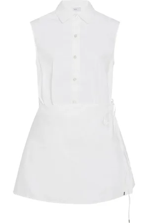 ROSETTA GETTY Asymmetrische blouse zonder mouwen