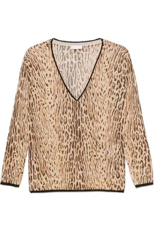Liu Jo Top met luipaardjacquard
