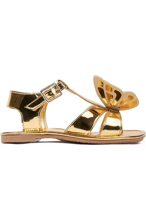 SOPHIA WEBSTER Heavenly Wing leren sandalen met applicatie