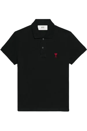 Ami Poloshirt met geborduurd hart