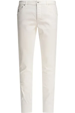 Brunello Cucinelli Broek met logopatch