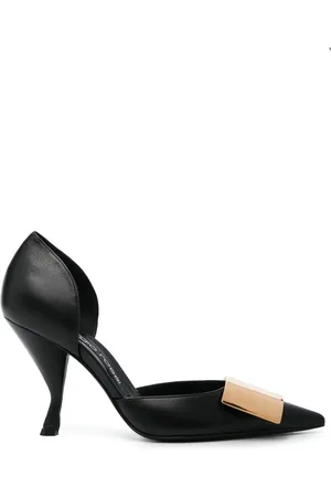 Sergio Rossi Miroir pumps met logoplakkaat